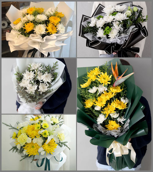 山东淄博沂源县历山街道白事花束代送